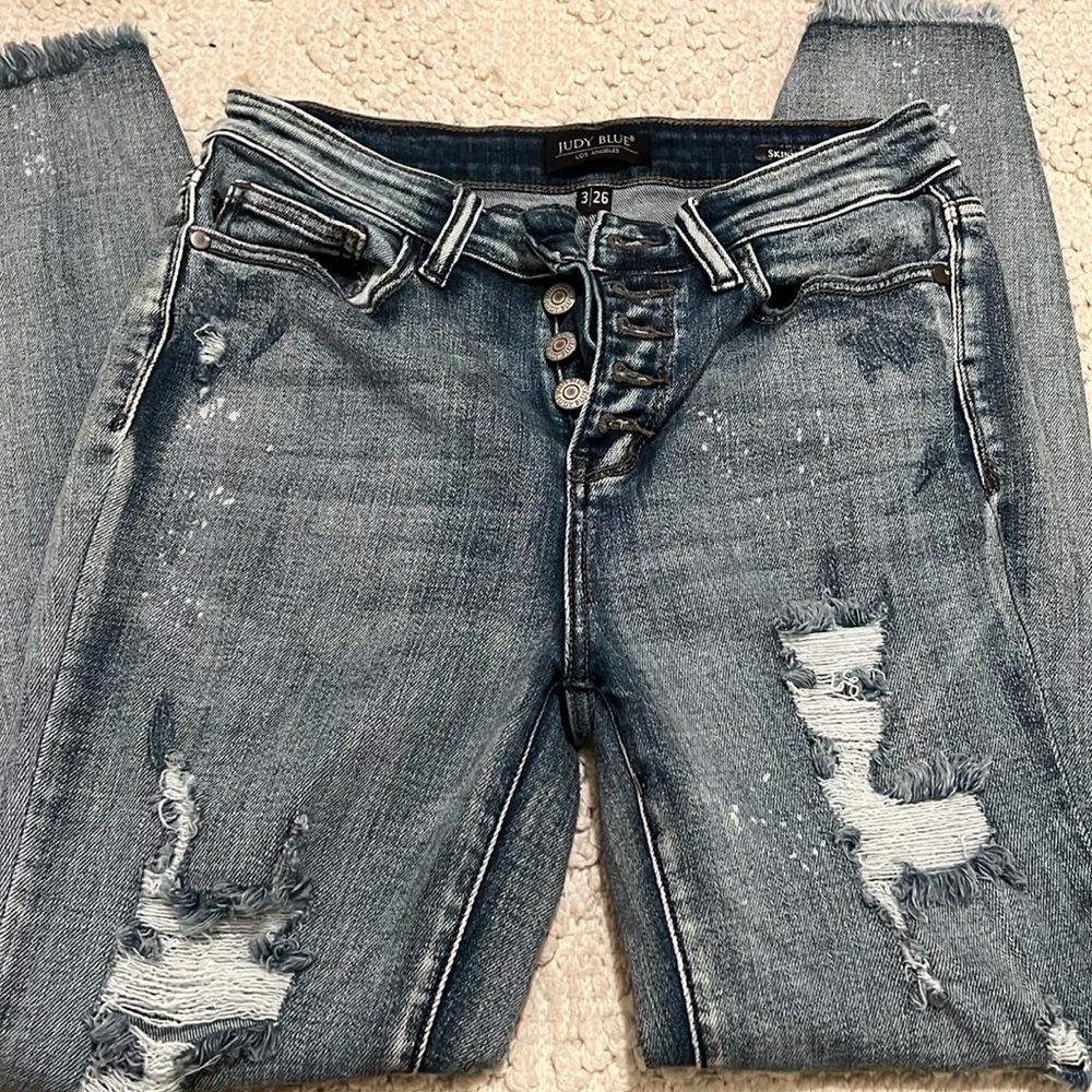Judy blue skinny jeans high rise